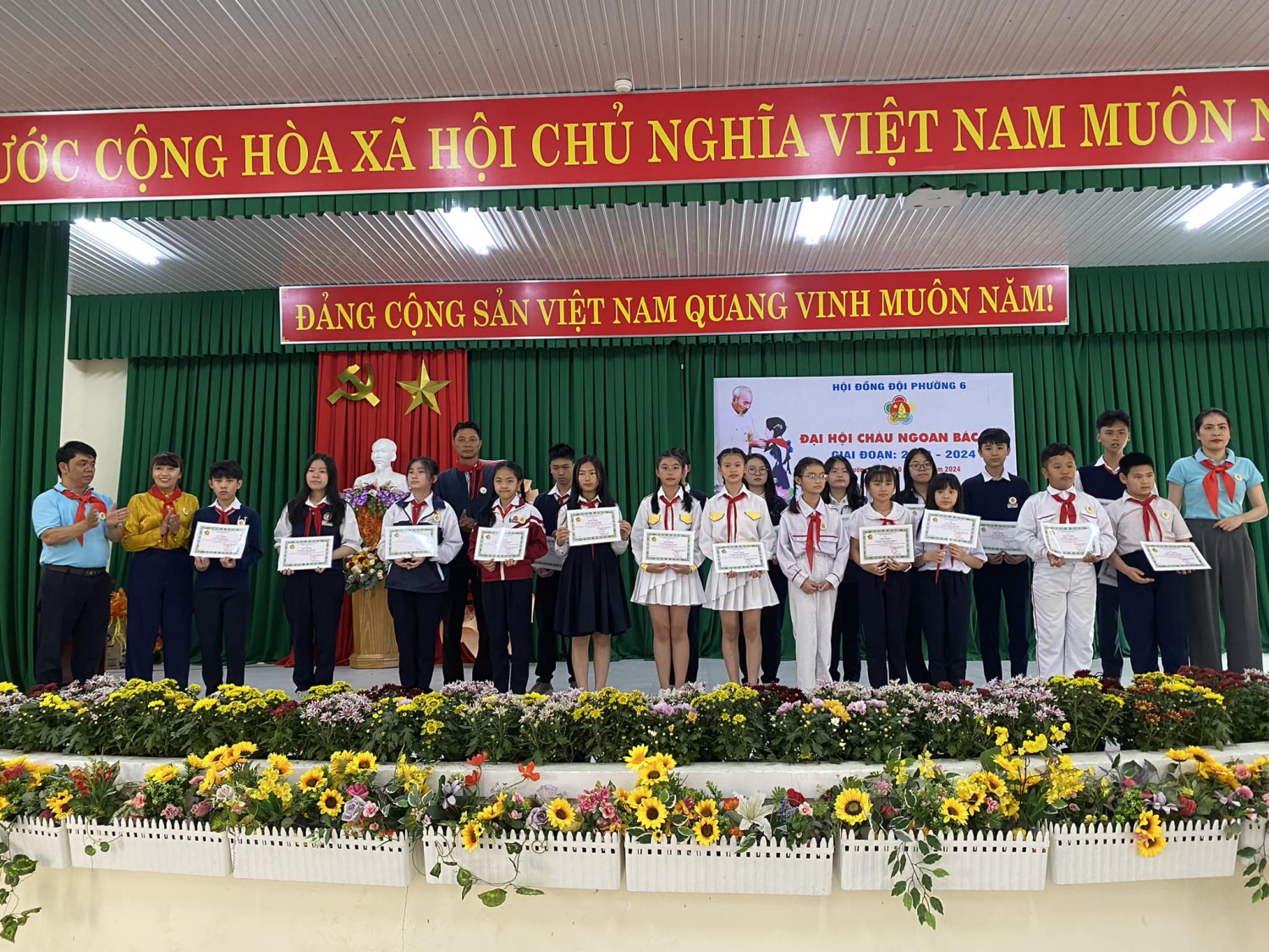 ĐẠI HỘI CHÁU NGOAN BÁC HỒ PHƯỜNG 6 GIAI ĐOẠN 2022 - 2024